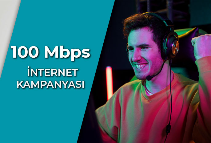 Limitsiz 100 Mbps Adsl Vdsl İnternet