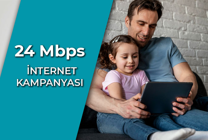 Limitsiz 24 Mbps Adsl Vdsl İnternet
